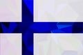 Finland Flag. Official colors and proportion correctly. National Flag of Finland. Royalty Free Stock Photo
